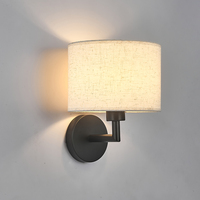 Applique murale LED de haute qualité Rectangle et lampe murale ronde en fer lanterne Cage intérieur avec ampoule LED