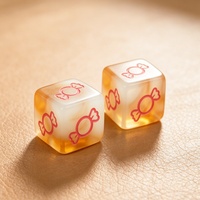 Dés personnalisés haut de gamme en résine 16MM 19MM 20MM pour jeux de société – Vente directe usine