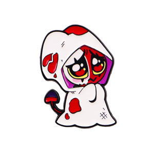 Broche Hell Inn, Badge en métal de dessin animé, Vente en gros, Logo personnalisable, Épingles de revers créatives en émail Kawaii pour collection de fans et cadeaux - Product Image 6