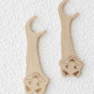 Bastoncini di filo interdentale per animali divertenti senza plastica biodegradabili per bambini - Product Image 4