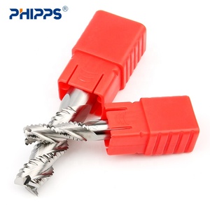 Wholesale Hrc55 3 Flutes Spiral groove Solid Carbide Roughing <strong>End</strong> <strong>Mill</strong> <strong>for</strong> Aluminium <strong>Copper</strong> - Product Image 2