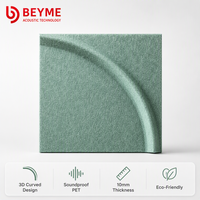 Paneles Acústicos Curvos Orgánicos 3D Modernos al por Mayor de Fábrica, Decoración de Pared de Fibra de Poliéster Personalizable OEM para Sala de Estar y Hotel