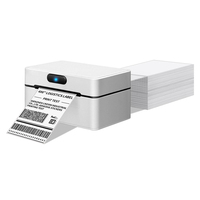 Papier thermique autocollant imperméable 4*6 pouces, étiquettes d'expédition vierges en accordéon, 100x150mm, étiquettes en accordéon
