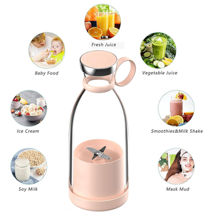 Licuadora Multiusos para el Hogar, Mini Licuadora Portátil, Vaso para Jugos de Frutas y Verduras, Licuadora USB Portátil 3 en 1 - Product Image 5