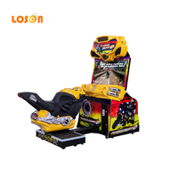 Simulateur d'amusement à pièces moto Super moto moto voiture vélo course machine de jeu d'arcade