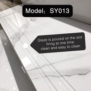 Piastrelle per Scale in Marmo Bianco Lucido Moderno di Foshan, Piastrelle in Porcellana a Tutta Massa per Gradini - Product Image 2