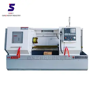 CNC Lathe Machine CAK6140 CAK6150 CNC Cutting Small CNC Lathe With Live Tooling