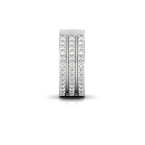 Boucles d'oreilles clous en diamant de laboratoire rond brillant de qualité supérieure en argent sterling 925 – Collection de bijoux élégants pour femme - Product Image 1