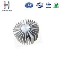 Radiateur LED COB en aluminium 6063-T5 extrudé sur mesure de grande dimension, haute précision, pour contrôleurs industriels