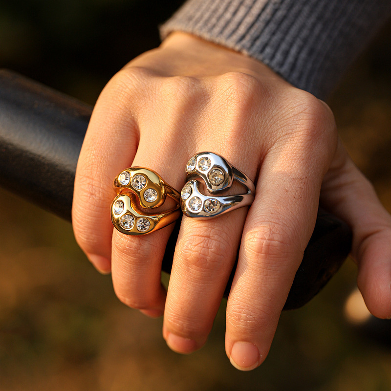 Customized Retro Style Inspired 18K Gold