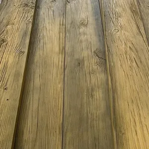 Splinter-free Unique Enduring Wood-Like Decorative Polyurethane PU Composite Decking With The Lost-Head Fixing