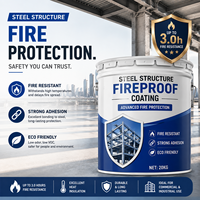 Peinture ignifuge intumescente pour structures en acier extérieures, peinture retardante à l'incendie, revêtement intumescent en gros