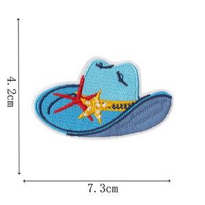 Patchs brodés thermocollants Coastal Cowgirl pour le surf en plein air - Product Image 3