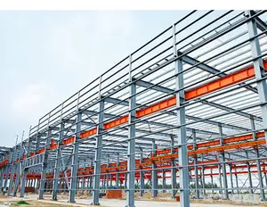 중국 공장 금속 건물 키트 작업장 용접 강철 구조물 건물 창고