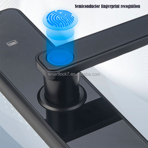 Serrure numérique intelligente avec lecteur d'empreinte digitale, pour <span class=keywords><strong>tuya</strong></span> /TTlock, wifi - Product Image 3