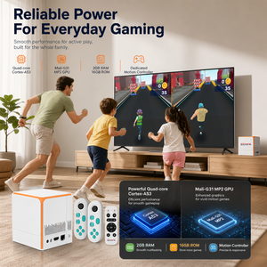 Boîtier <span class=keywords><strong>TV</strong></span> intelligent HXT E01 Android 10 4K avec IA pour jeux multisports et lecteur multimédia - Product Image 5