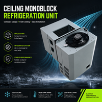 Unité de condensation monobloc murale Plug and Play, équipement de réfrigération compact pour mini-chambre froide