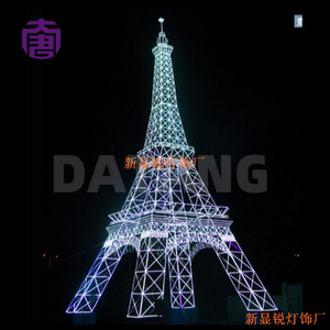 ไฟคริสต์มาสรูปหอไอเฟล 3 มิติ กันน้ำ สำหรับตกแต่งห้างสรรพสินค้า - Product Image 6