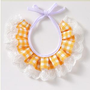 Collares, Corbatas y Bufandas para Mascotas de Verano, Diseño de Lazo, Encaje Personalizado, Lindo Estilo Lolita, Multicolor, Babero para Perros y Gatos - Product Image 6