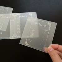 Carpeta de Anillas Personalizada de PP Transparente Mate Tamaño A4 con Impresión UV para Promoción, Negocios, Escuela y Oficina