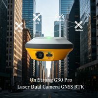 Unistrong G30 Pro Laser Double Caméra pour Levés Topographiques, IMU Sans Soudure, Équipement de Topographie GPS Économique, GNSS RTK