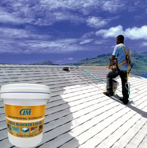 Lapisan tahan air polimer MS pelapis tahan air berwarna performa tinggi untuk atap