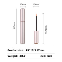 Nouveau Sérum de Croissance des Cils Marque Privée Végétalien Gel de Croissance des Cils pour des Cils Plus Épais Sérum Bio Végétalien Améliorant la Croissance des Cils