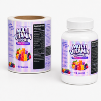 Autocollants personnalisés pour compléments vitaminiques, adhésifs, imperméables, pour produits de santé, étiquettes de bouteilles, autocollants personnalisés en rouleau