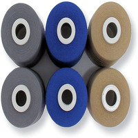 Hilo de Coser de Poliéster 100% Ecológico, Alta Resistencia, Baja Contracción, Teñido, Resistente al Agua, Tex35 29s/2 45s/2, Núcleo de Poliéster Hilado