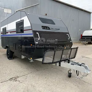 Small Travel Trailer 18Ft High Quality Independent Suspension Caravan Camping Motorhome Off Road Camper