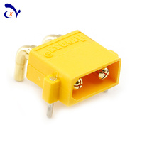 Conector de placa PCB Amass XT30PW de alta calidad, Mini potencia Horizontal 30A, enchufe de baja temperatura de 2 pines, conectores PCB de ángulo recto XT30PW