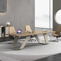 Tables de conférence en bois de luxe modernes, mobilier de bureau, bureaux