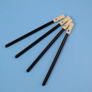 742 bebas serat pegangan hitam Mini industri spons tongkat pembersih kamar pembersih busa penyeka pemasok