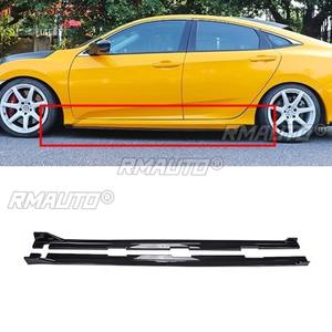 <b>Car</b> Side Skirt Lip Spoiler Extension <b>Diffuser</b> Guard Apron <b>for</b> Honda 10th Gen Civic 2016-2019 Side Skirt Splitter <b>Car</b> Accessories - Product Image 2