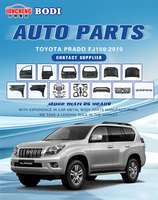 Panneaux de porte avant et arrière en acier de style OEM de remplacement direct d'usine pour Toyota Prado FJ150 2010-2015 # 67002-67010-AFL