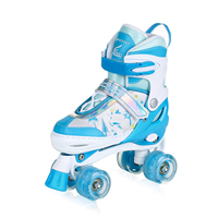 Heiß verkaufte Quad-Skates PU leuchtende Räder in Stock-Rollschuhen