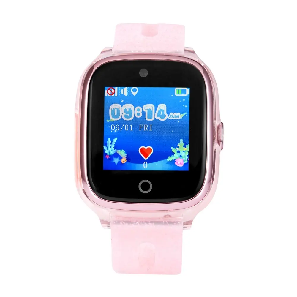 KT01 Jam Tangan GPS Anak, Jam Tangan HP Anti Air GPS Bentuk Wonlex