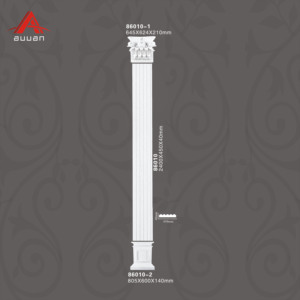 <span class=keywords><strong>Columnas</strong></span> de Interior planas de PU para casa, diseños de pilares decorativos a la venta - Product Image 4