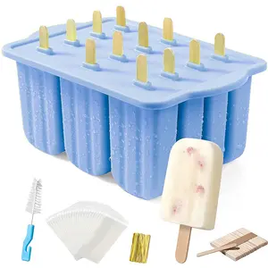 Tự Làm Popsicle Ice Cream Khuôn Tự Làm Ice Khuôn Với Gỗ Gốc Ice Cream Khuôn Nhà Để Làm Popsicle Popsicle Công Cụ