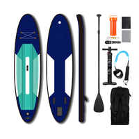 Nouveau design Soft Top Air Inflate Sup Paddle Board Fusion Paddleboard à vendre avec palmes