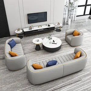 Vendita calda soggiorno casa piccolo 3 posti lussuoso salotto per il tempo libero componibile chesterfield divano moderno divano mobili