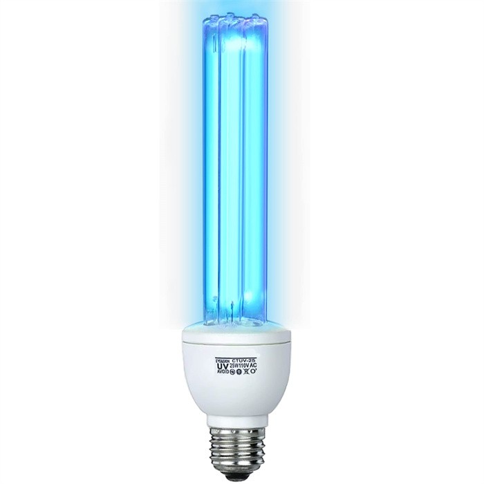 Очистители воздуха дезинфицирующее средство лампы Совместимость УФ лампы 2 шпильки G23 база 9W UV-C УФ замена лампы накаливания