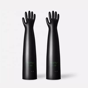 Găng tay cao su butyl với nhiều thông số kỹ thuật và kích cỡ khác nhau được thiết kế đặc biệt cho hộp găng tay phòng thí nghiệm - Product Image 1