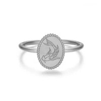 Milskye Joyería Bonita y Elegante para Mujer, Anillos de Plata 925 con Diseño de Pez Koi