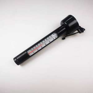 Thermomètre numérique flottant noir pour accessoires en plastique de piscines avec ficelle - Product Image 2