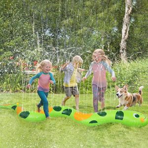 <b>Inflatable</b> Snake Sprinkler Toy 95in <b>Large</b> Size for Kids Backyard Summer Water Play - Product Image 5