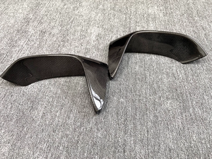 Spoiler avant de voiture aspect fibre de carbone + séparateur latéral style MP pour BMW F80 F82 F83 M3 M4 2015~2020 - Product Image 2