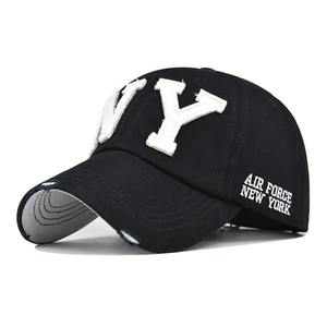 <span class=keywords><strong>Gorra</strong></span> de béisbol desgastada de algodón lavado vintage versátil con bordado retro al por mayor <span class=keywords><strong>gorra</strong></span> de béisbol deportiva rasgada - Product Image 5