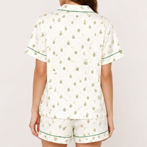 Conjunto de Pijamas de Verano al <span class=keywords><strong>por</strong></span> Mayor para Mujer, Ropa de Dormir de Alta Calidad en Tela Modal, Conjuntos de Ropa para Estar en Casa, Ropa de <span class=keywords><strong>Noche</strong></span> para Mujer, Pijamas de Talla Grande para Mujer - Product Image 4