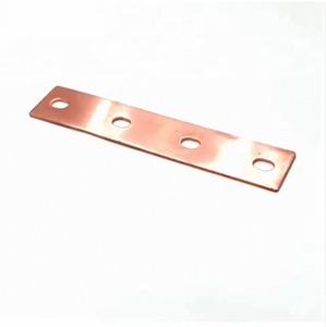 บัสบาร์ทองแดงเคลือบดีบุก OEM บัสบาร์ทองแดงแบบยืดหยุ่น ความนำไฟฟ้าสูง สำหรับแผงจ่ายไฟฟ้า - Product Image 5